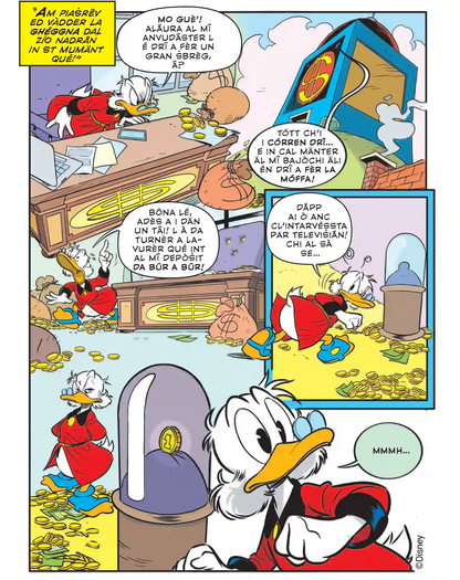 Fumetto di TOPOLINO libretto n. 3660 - 17 Gennaio Giornata Nazionale del Dialetto!