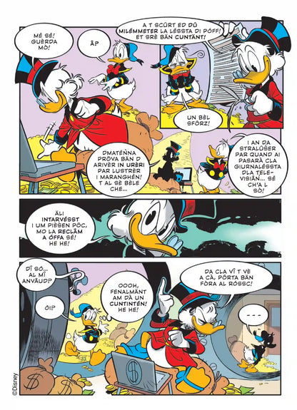 Fumetto di TOPOLINO libretto n. 3660 - 17 Gennaio Giornata Nazionale del Dialetto!