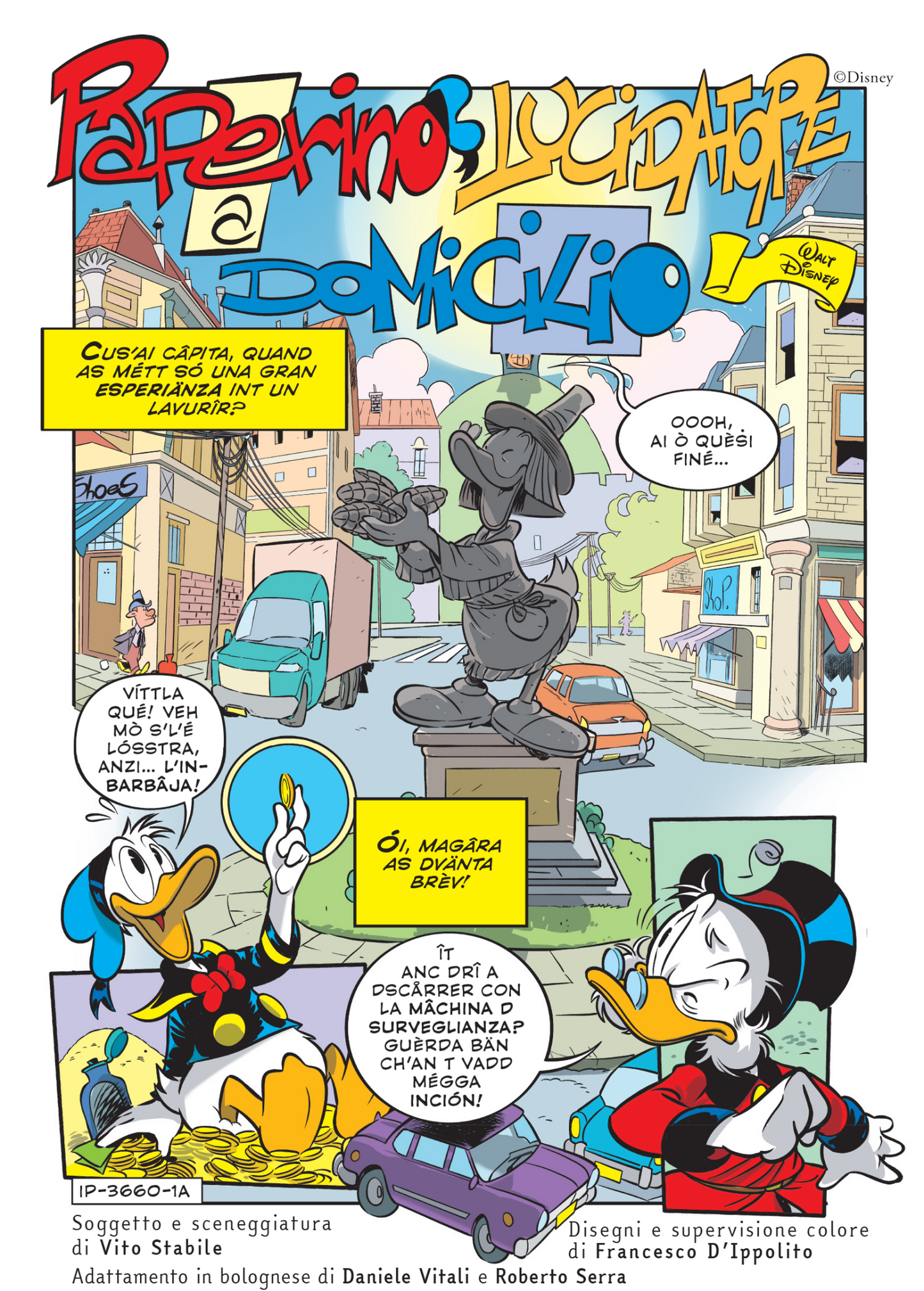 Fumetto di TOPOLINO libretto n. 3660 - 17 Gennaio Giornata Nazionale del Dialetto!