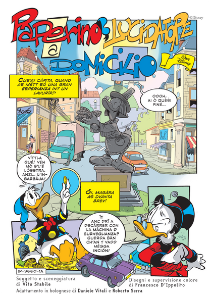 Fumetto di TOPOLINO libretto n. 3660 - 17 Gennaio Giornata Nazionale del Dialetto!