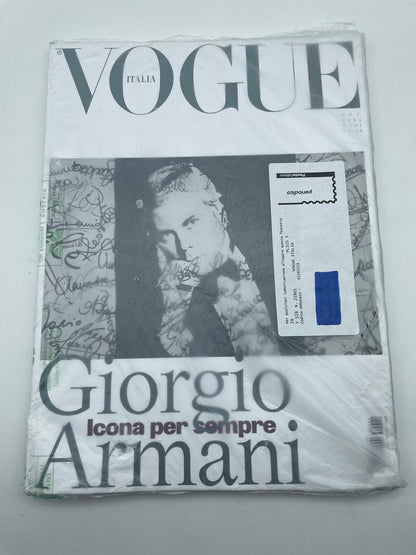 Rivista VOGUE ITALIA - Ottobre 2025 Doppia Copertina dedicata a Giorgio Armani