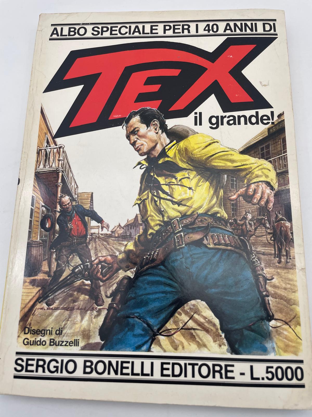 Comics SONDERBUCH Giant TEX WILLER Lot Rare Texone Gebrauchte Erstausgabe