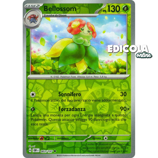 Pokemon Card - 003-197 Bellossom Uncommon Reverse (IT)