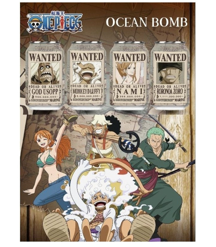 OCEAN BOMB ONE PIECE WANTED EDIZIONE LIMITATA LATTINA DA 330ML