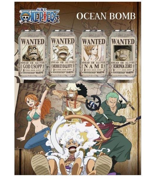 OCEAN BOMB ONE PIECE WANTED EDIZIONE LIMITATA LATTINA DA 330ML