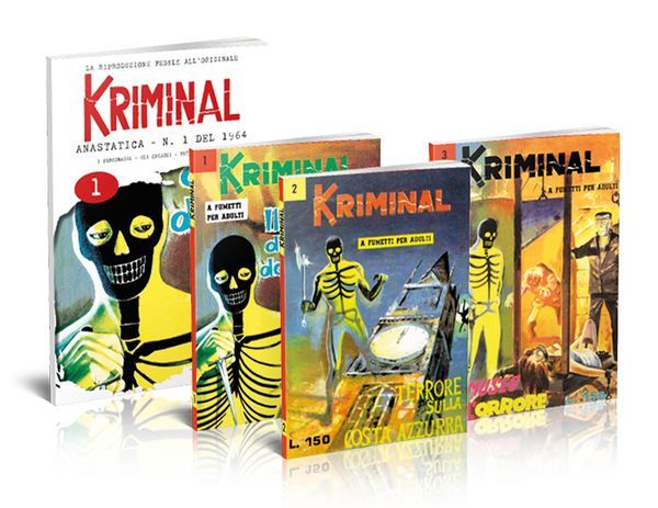 Raccolta Collezione Fumetto KRIMINAL ANASTATICA