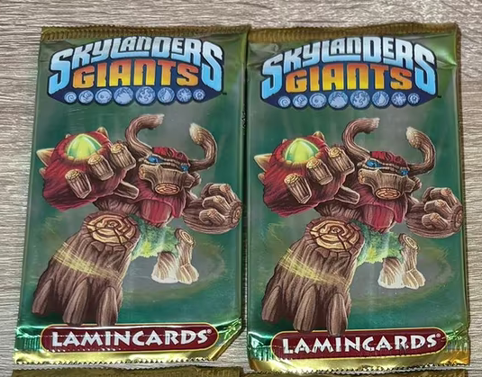 Pack scellé SKYLANDERS GIANTS - Cartes laminées