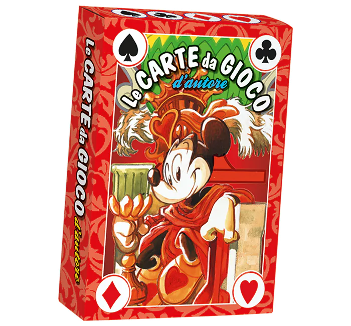 Fumetto TOPOLINO in Team 105 + 2x Mazzo di carte Blisterato (Fabio Celoni)