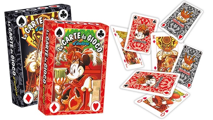 Fumetto TOPOLINO in Team 105 + 2x Mazzo di carte Blisterato (Fabio Celoni)