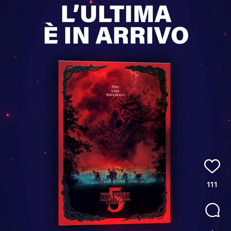 Set Album e/o Bustine di Figurine Stranger Things - One Last Strange Adventure (Panini 2025)