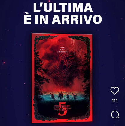 Set Album e/o Bustine di Figurine Stranger Things - One Last Strange Adventure (Panini 2025)