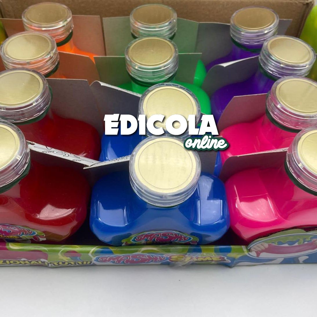 Slime Smashy Colorati divertente a forma di stella