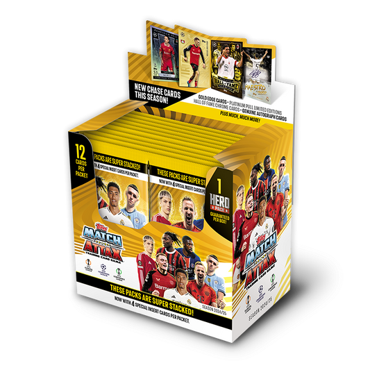 Pack de 12 cartes Topps - Match Attax 24/25 - Cartes à collectionner