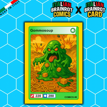 Fumetto THE BRAINROTS - n. 0 numero Zero by Italian Brainrot Comics [Card Gommosoup]