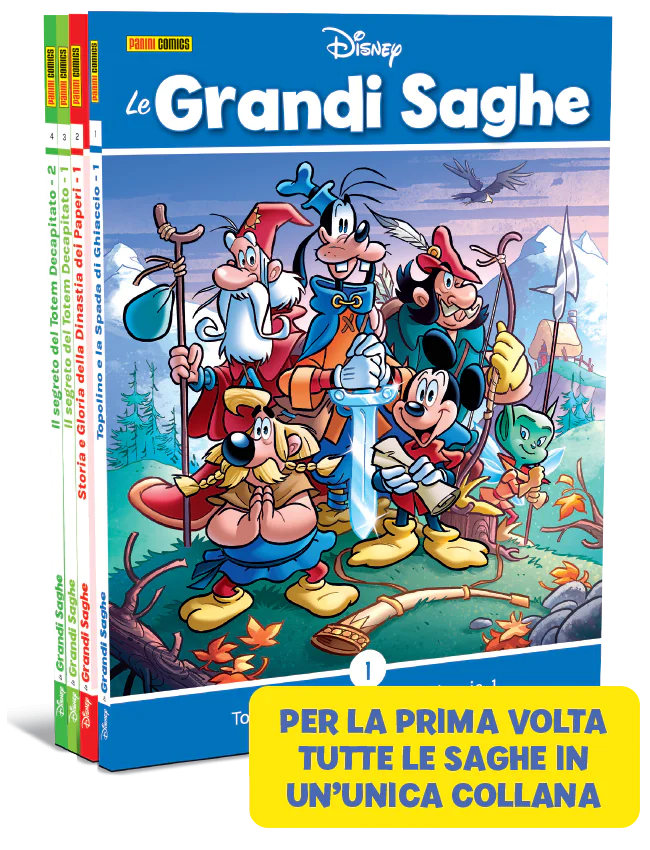 Mickey Mouse et l'épée de glace - Les GRANDES SAGAS n.1 - Disney Panini Comics