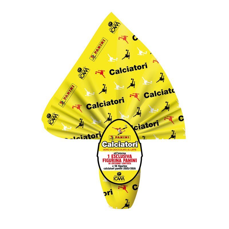 Uovo di Pasqua Calciatori Panini (10 figurine + Limited Edition in Esclusica) 180gr.