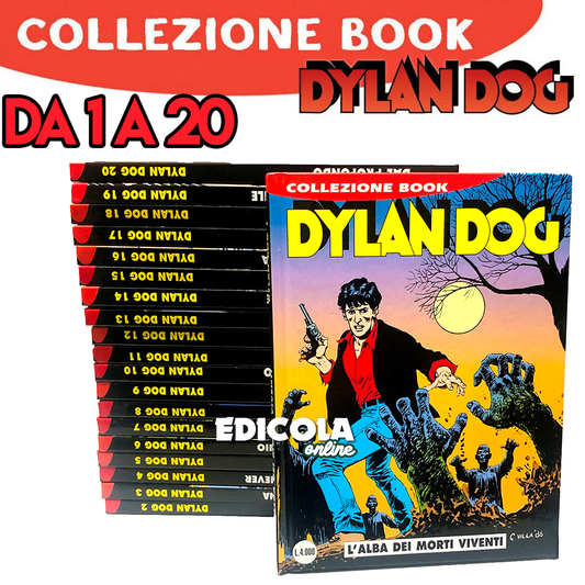 Lot de DYLAN DOG Comics Collection de 1 à 34 LIVRE Séquence de réimpression cartonnée