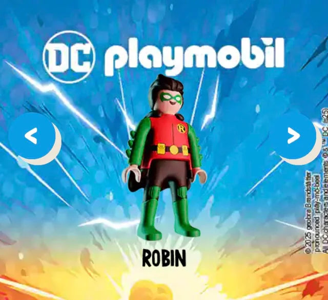 Sorpresa KINDER Playmobil - Supereroi DC Batman Joker Superman Serie Completa