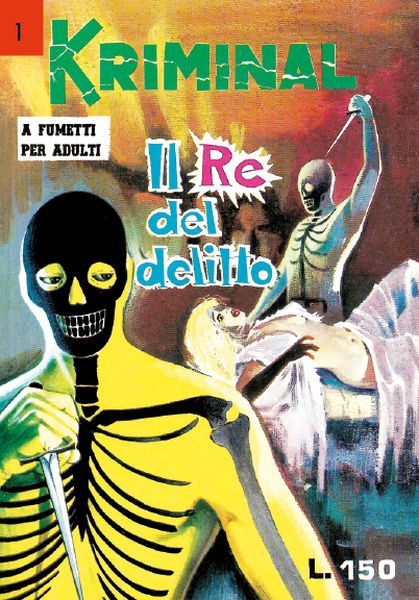 Raccolta Collezione Fumetto KRIMINAL ANASTATICA