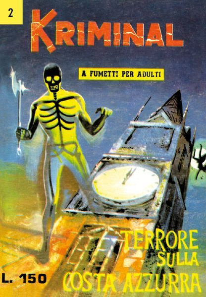 Raccolta Collezione Fumetto KRIMINAL ANASTATICA