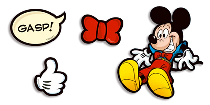 Set di Magneti di Topolino e/o Paperino
