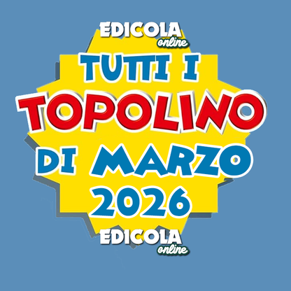 Set fumetti TOPOLINO - Pack Marzo 2026