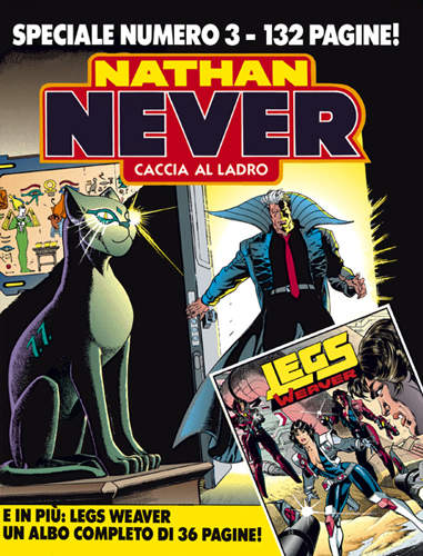 Fumetti NATHAN NEVER Numero Speciale con Volumetti di Legs Weaver