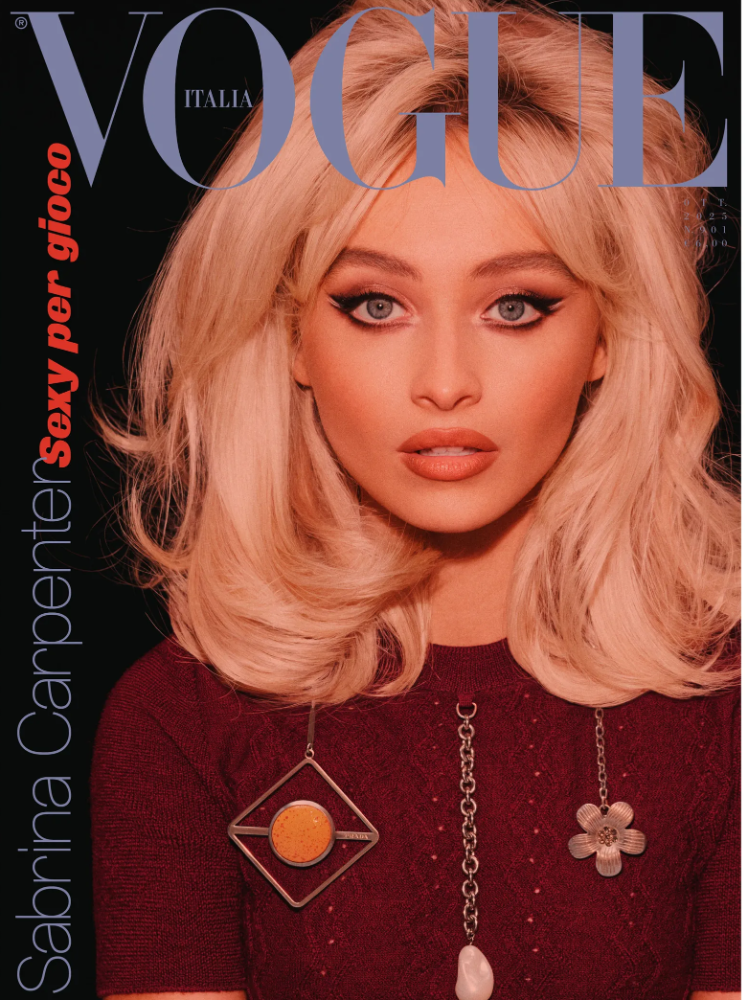 Lot de 6 couvertures par VOGUE ITALIA - 6 couvertures de collection pour le 60ème anniversaire