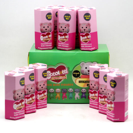 mini Action Figure 3D per smartphone monitor laptop serie Coccolotti Edizione Panda