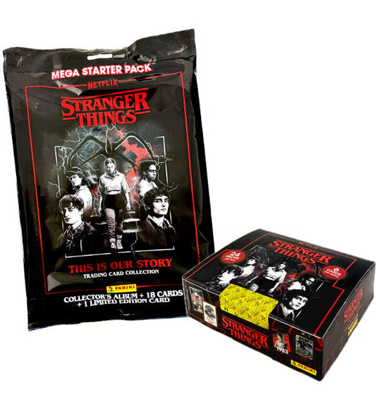 Set Raccoglitore e/o Bustine di Card Stranger Things Trading Card Collection 2025 (Panini)