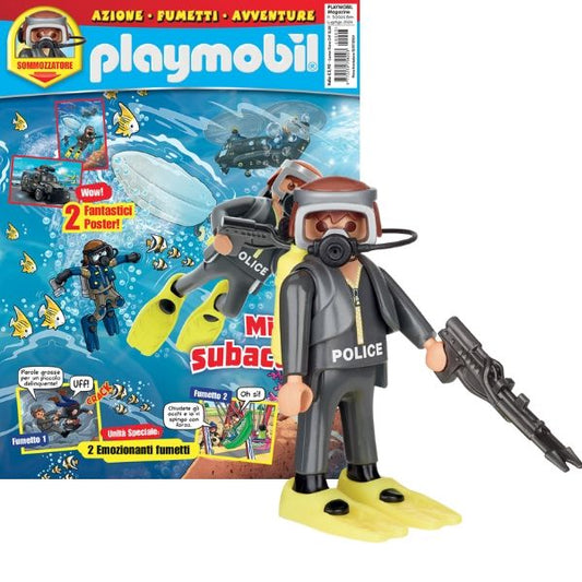 Magazine Playmobil - n.3 del 2024 + Sommozzatore unità speciale