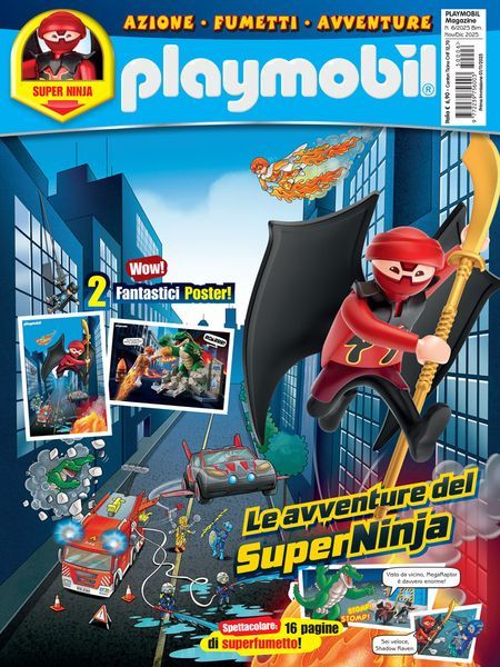 Magazine Playmobil Magazine n. 6 del 2025 + Super Ninja
