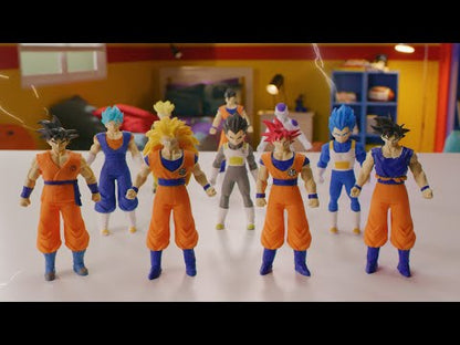 Personaggi DRAGONBALL Serie 2 2026 - Action Figure 3D Super Allungabili Monsterflex Goku Manga (Copia)