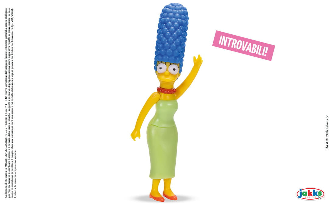 La collezione 3D dei Simpsons (Tv Sorrisi 2025)