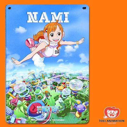 The Treasures of "One Piece" 3D Embossed Metal Poster (TV Sorrisi 2025)