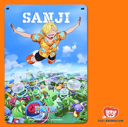 The Treasures of "One Piece" 3D Embossed Metal Poster (TV Sorrisi 2025)