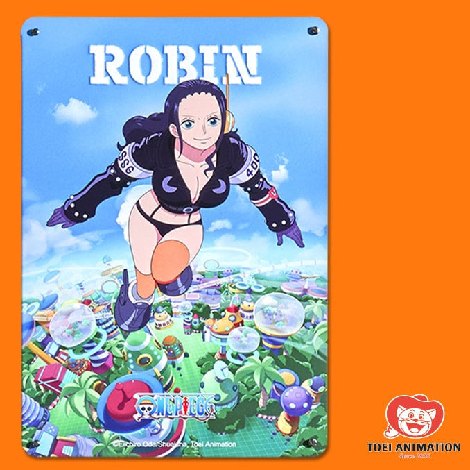 The Treasures of "One Piece" 3D Embossed Metal Poster (TV Sorrisi 2025)