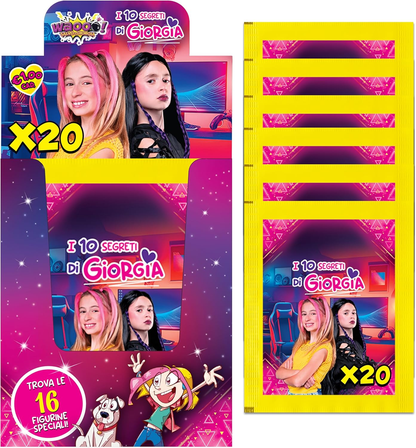 Set Album e/o Bustine di Figurine i 10 Segreti di GIORGIA Sticker 2026 Waooo! Salvo e Giorgia