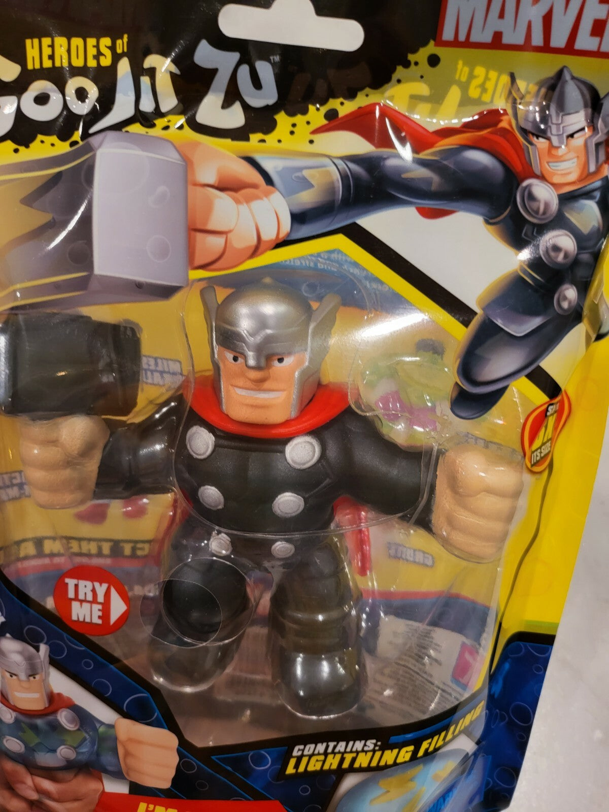 Heroes of Goo Jit Zu - Marvel Hero - Thor Action Figure Squisky