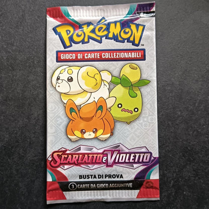 Single Pokémon ITA Sealed Packets - 3 Expansion Game Cards in Italian