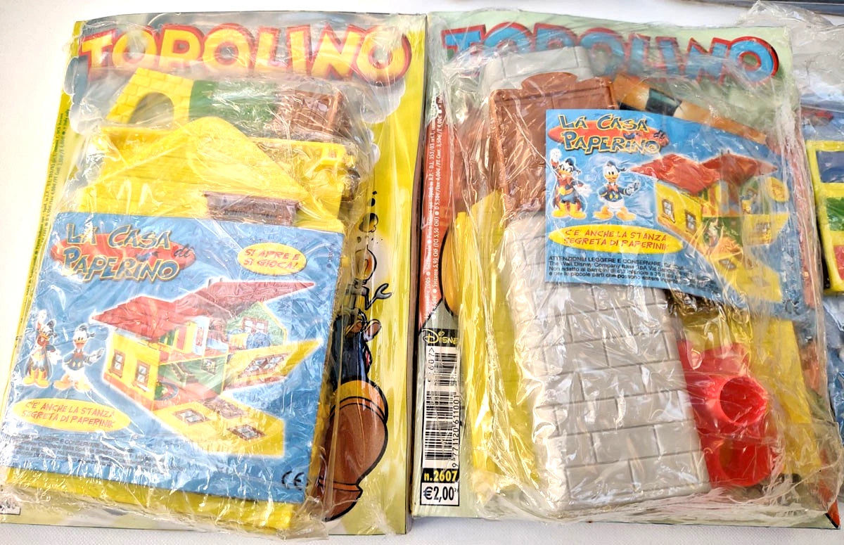 Coffret Complet 6/6 : UNCLE DADDY'S HOUSE avec les comics Mickey Mouse et Paperinik