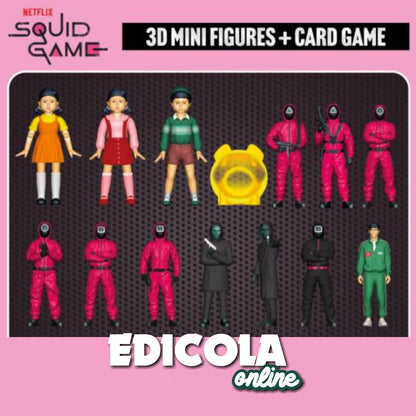Personaggio 3D SQUID GAME (Netflix - Diramix 2025 )mini Figures