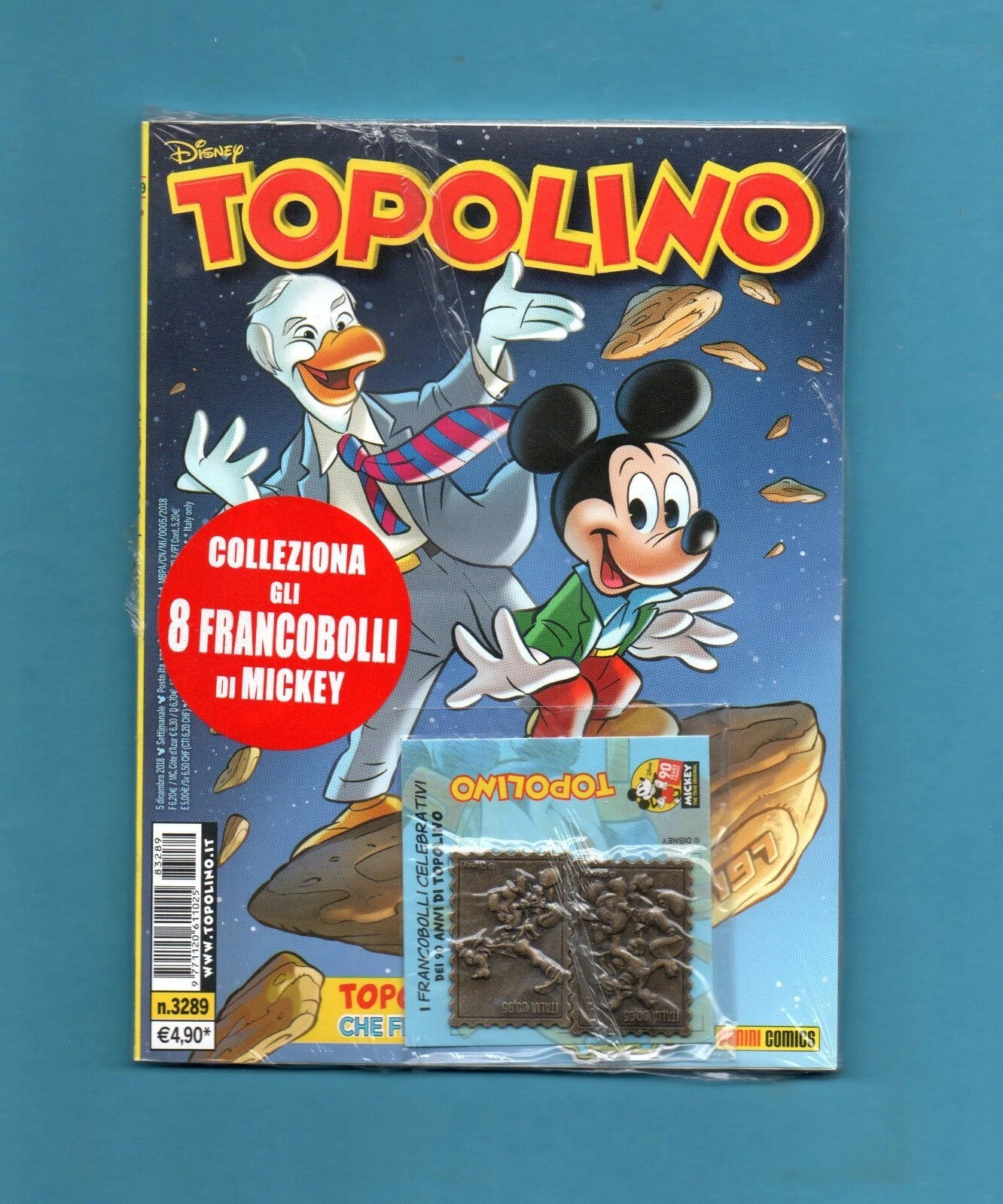 Fumetto Topolino n. 3289 (Copertina dedicata a Piero Angela)