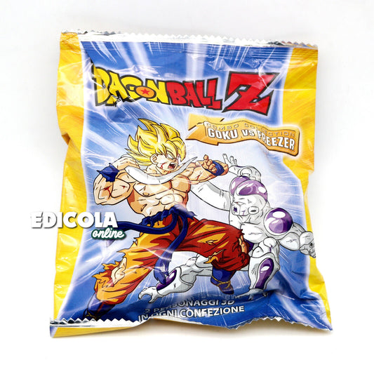 1x Busta Sorpresa Sigillata di 2 Personaggi DRAGON BALL Z Vintage Figure 3D Goku