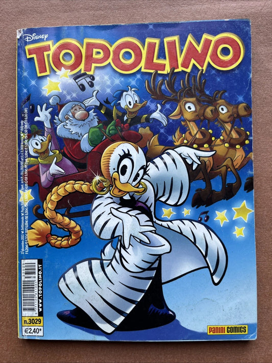 Fumetto di TOPOLINO libretto n. 3029 (Copertina e Storia dedicata a MINA)