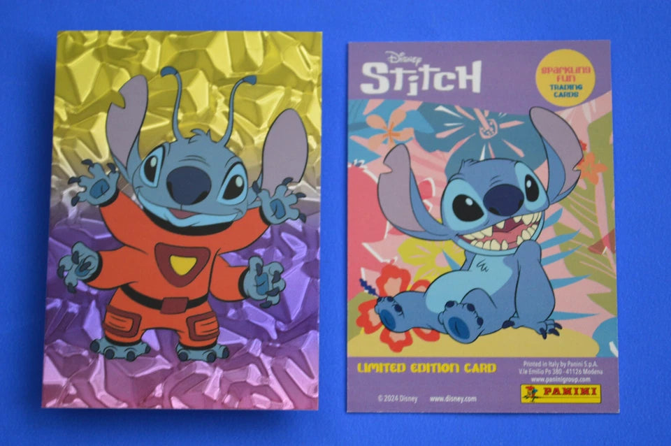 Bustine di Card di DISNEY STITCH Divertimento luccicante Trading Card Collection
