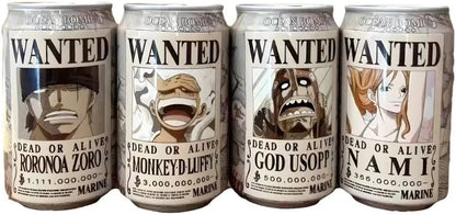 OCEAN BOMB ONE PIECE WANTED EDIZIONE LIMITATA LATTINA DA 330ML