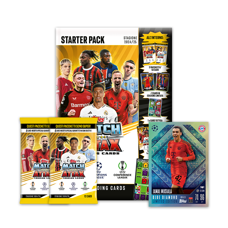 Topps Starter Pack - Match Attax 24/25 - Cartes à collectionner