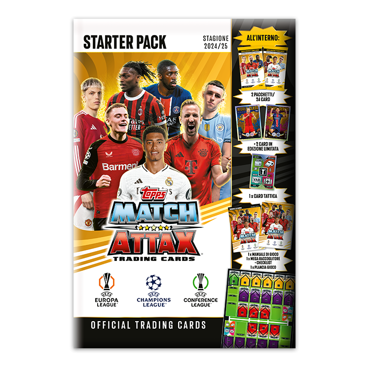 Topps Starter Pack - Match Attax 24/25 - Cartes à collectionner