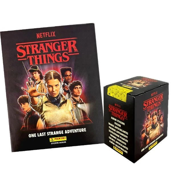 Set Album e/o Bustine di Figurine Stranger Things - One Last Strange Adventure (Panini 2025)
